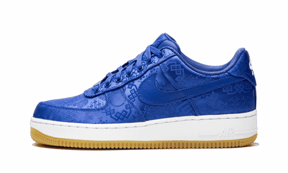 AF1 Clot Blue Silk