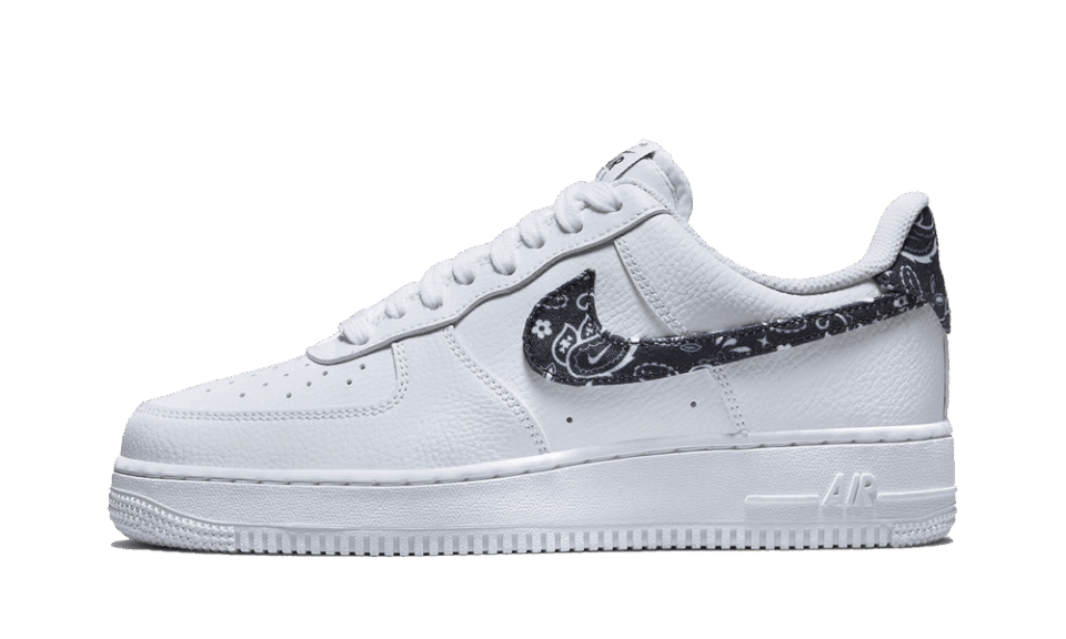 AF1 White Black Paisley