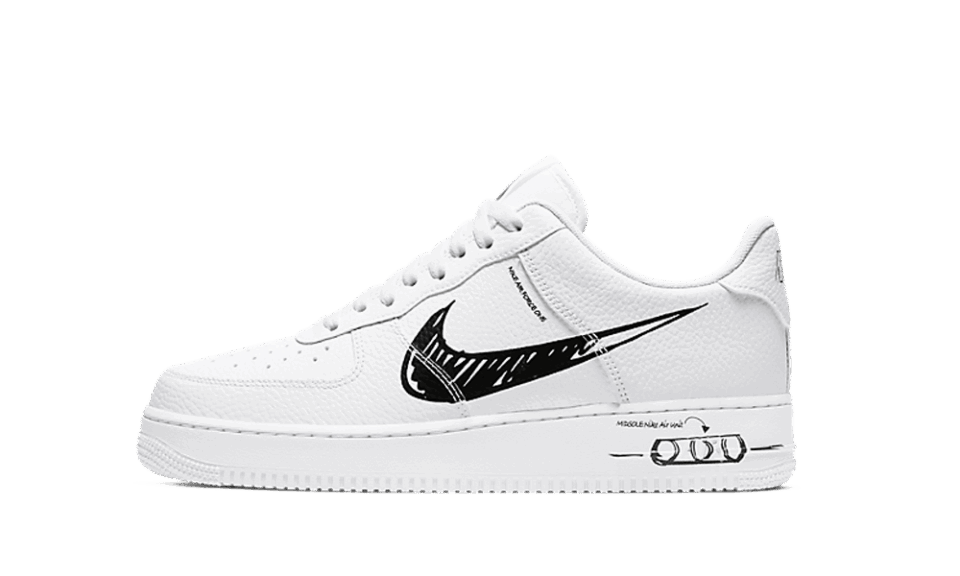 AF1 White Black