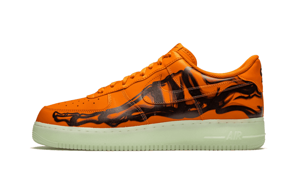 AF1 Orange Skeleton