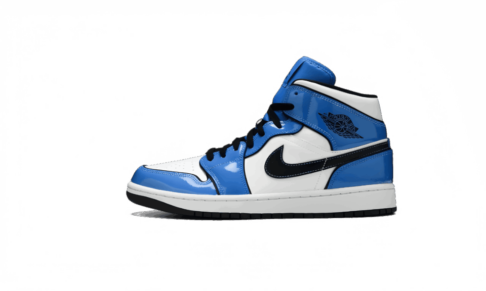AIR JORD4N 1 MID ‘SIGNAL BLUE’