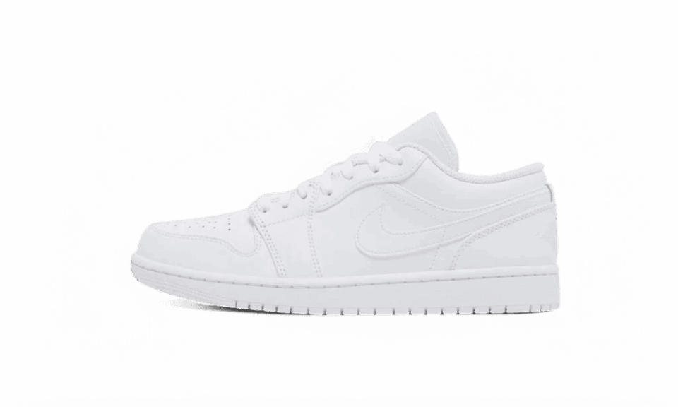 AIR JORD4N 1 LOW ‘TRIPLE WHITE’
