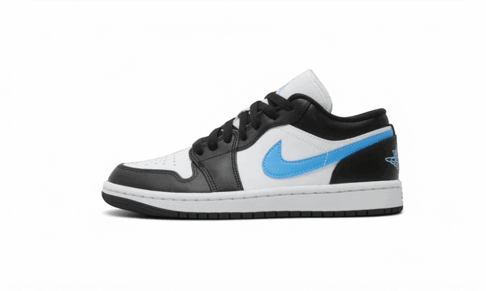 AIR JORD4N 1 LOW ‘BLACK UNIVERSITY BLUE’