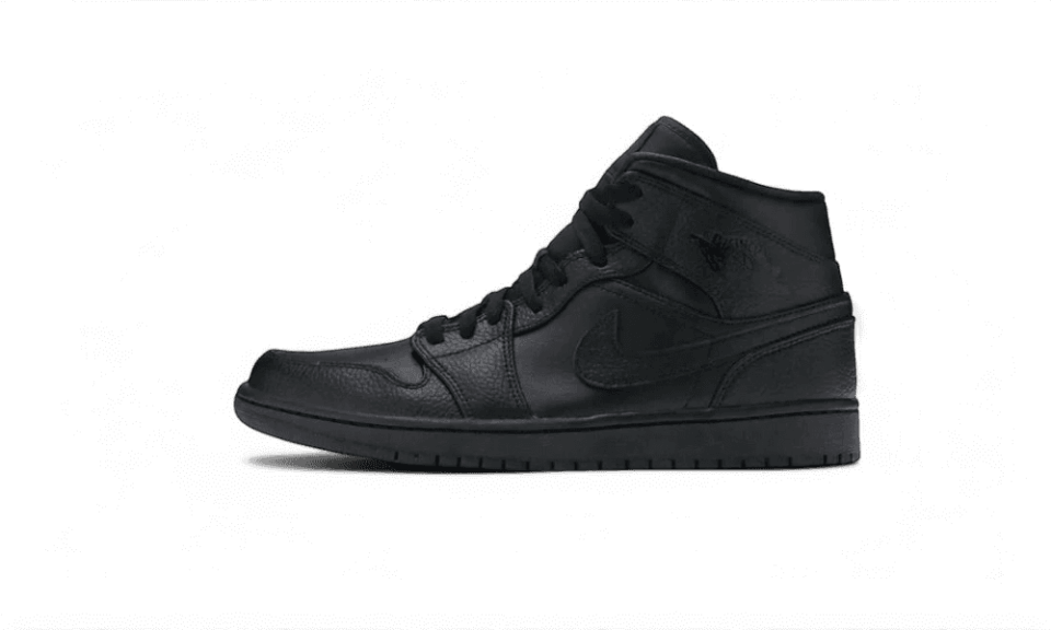AIR JORD4N 1 MID ‘TRIPLE BLACK’