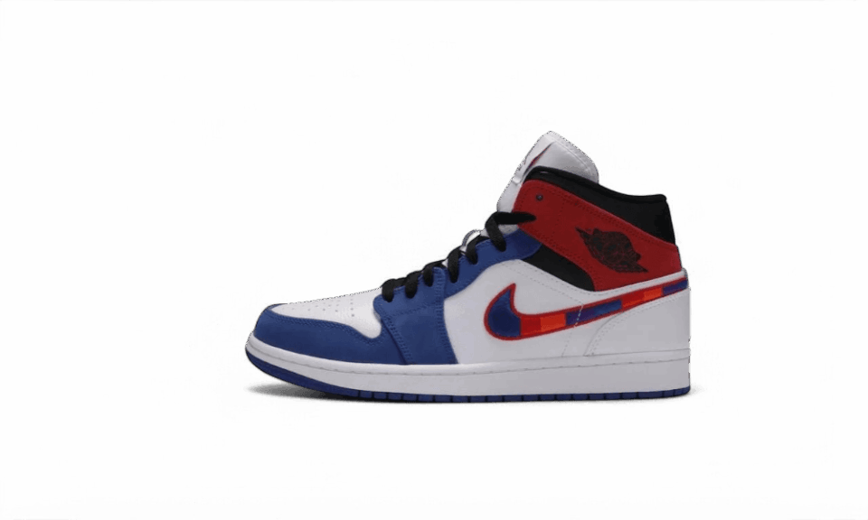 AIR JORD4N 1 MID ‘MULTICOLORED SWOOSH’