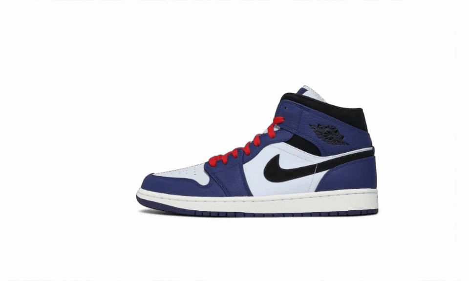 AIR JORD4N 1 MID ‘NAVY BLUE RED’
