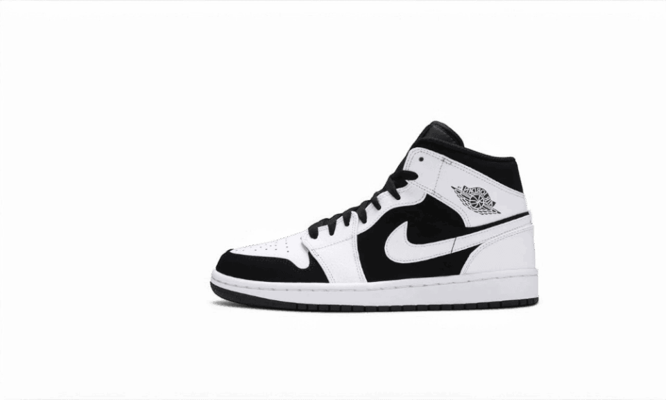 AIR JORD4N 1 MID ‘WHITE BLACK’