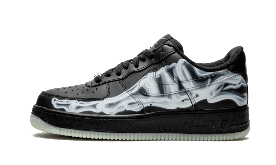 AF1 Low Black Skeleton