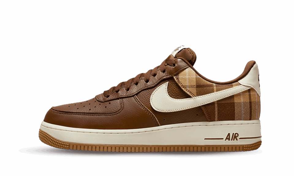 AF1 07 LX Low Brown Plaid Pack