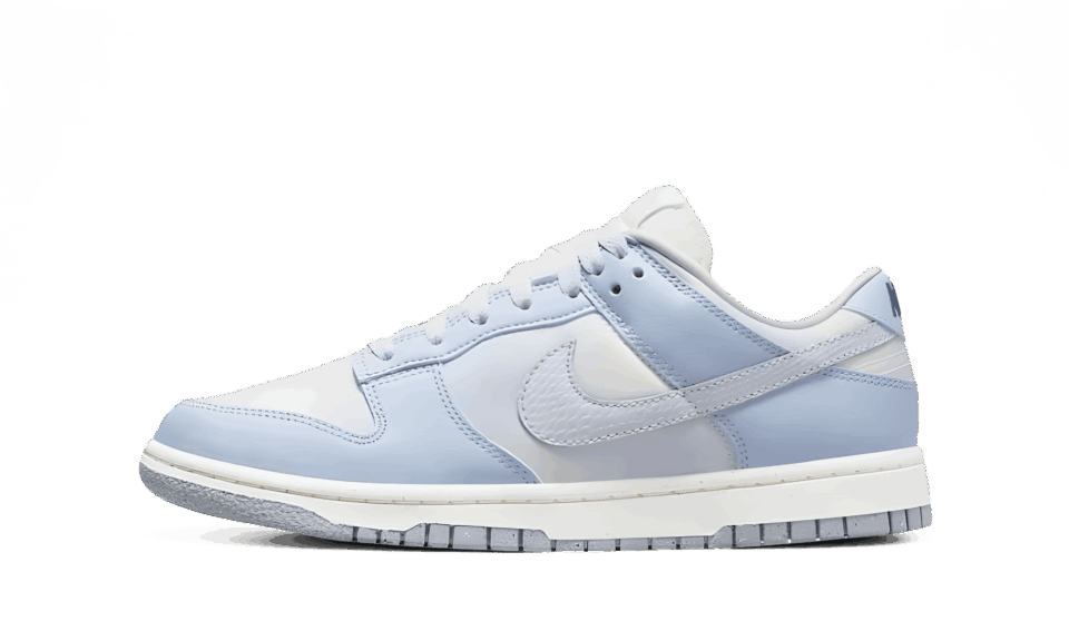 Dunk Low White Blue Airbrush
